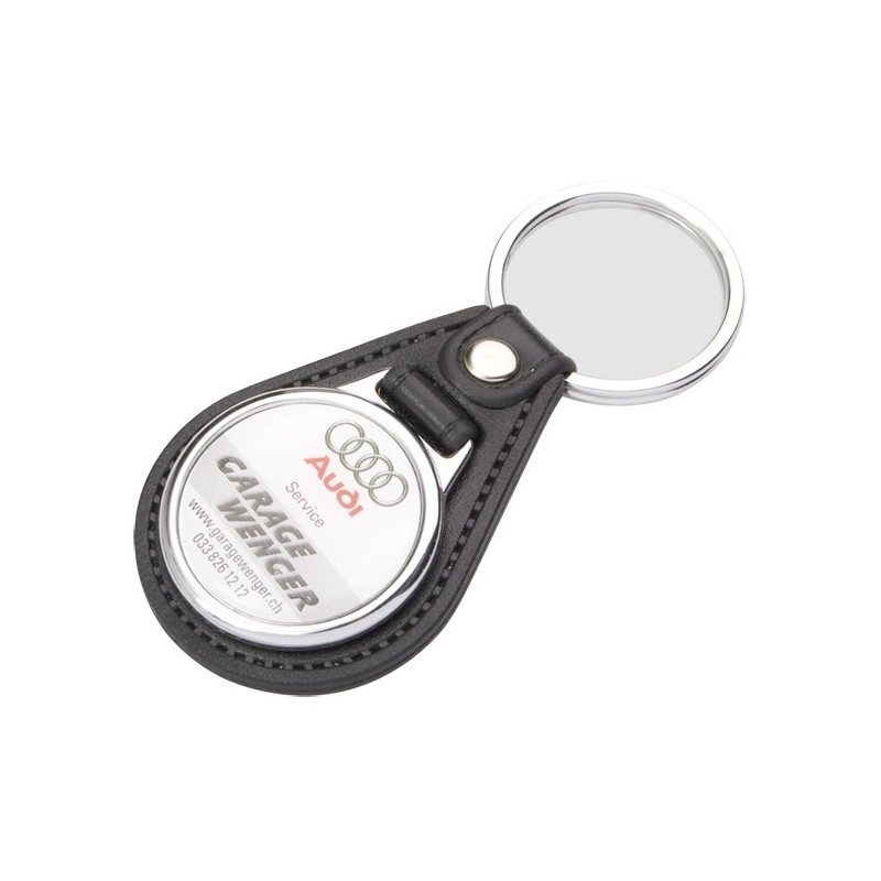 Porte-clés publicitaire Clap - Porte-clés cuir et simili personnalisé