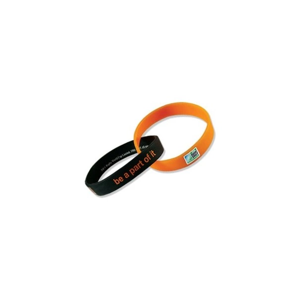 26-207 Bracelet en silicone personnalisé Duo personnalisé