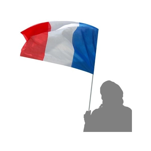 24-241 Drapeau de supporter France personnalisé