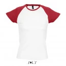 26-023 Tee shirt femme bicolore Milky personnalisé