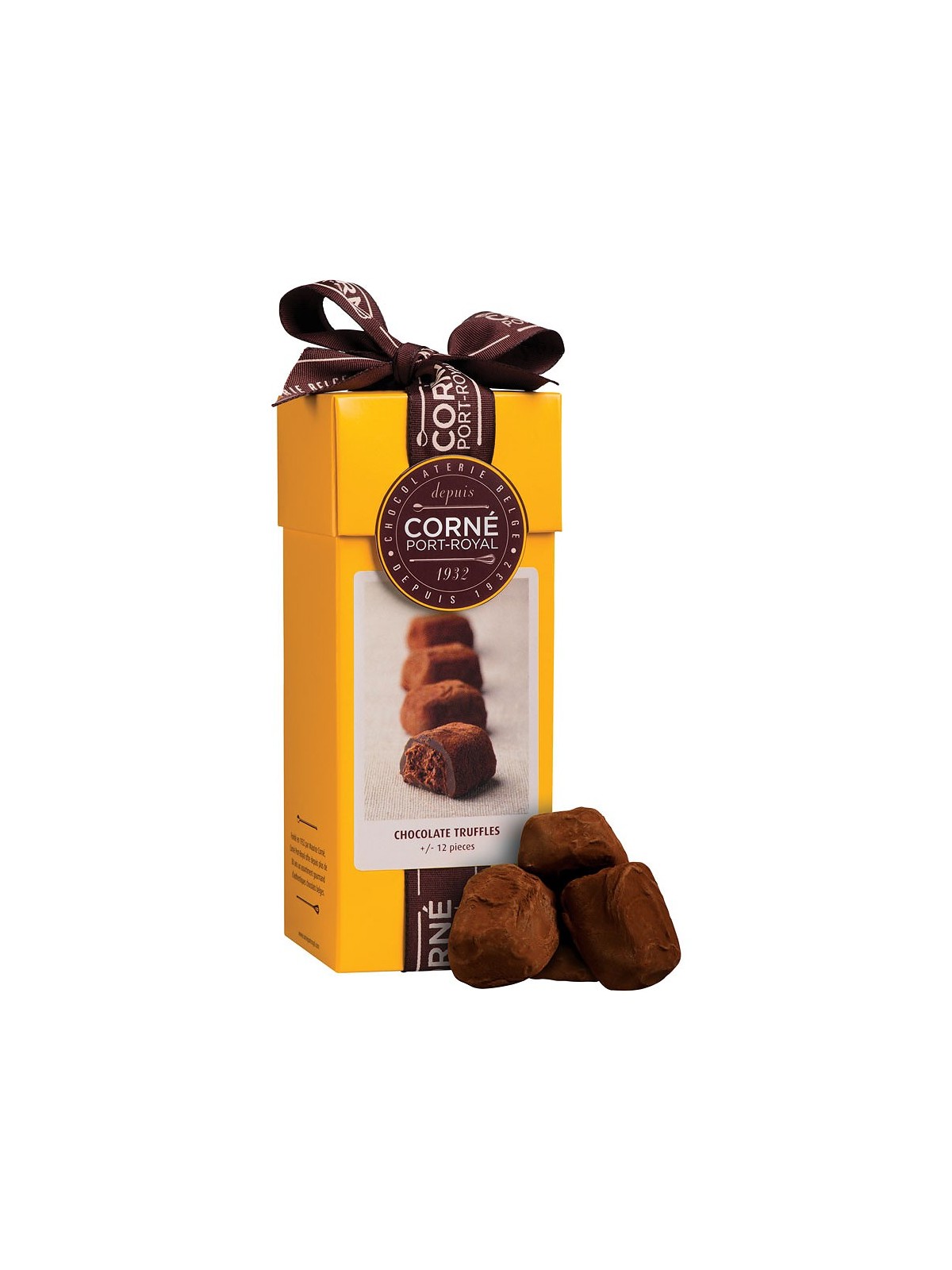 72-007 Pochette de truffes au chocolat personnalisé