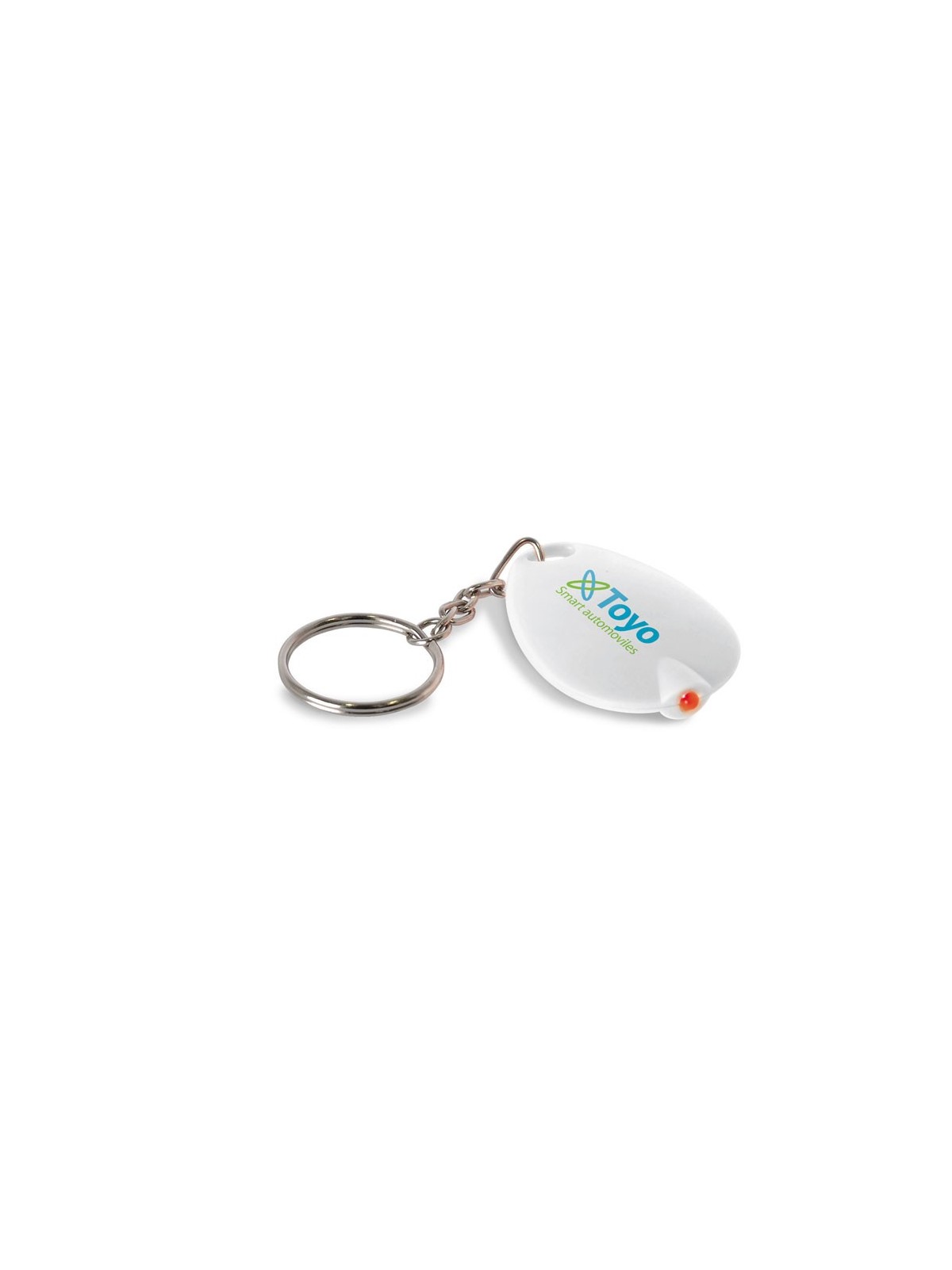 41-158 Porte-clés mini-lampe plate  personnalisé