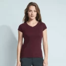 26-127 T-shirt Moon col V pour femme  personnalisé