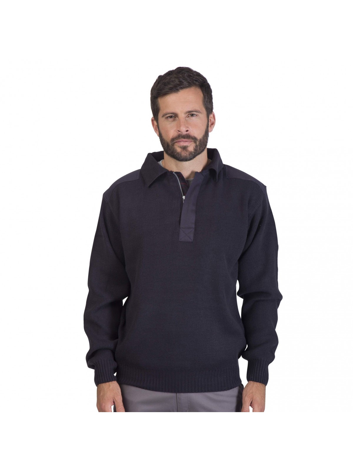 32-473 Pull-over col polo Worky personnalisé