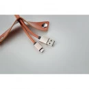 42-184 Porte-clés en PU avec câbles micro-B USB 2A personnalisé