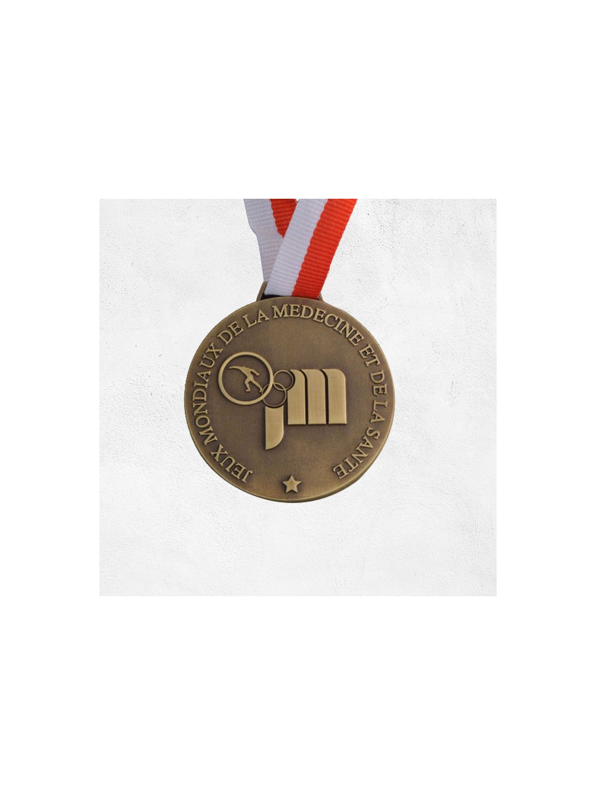 66-009 Médaille 2D personnalisé