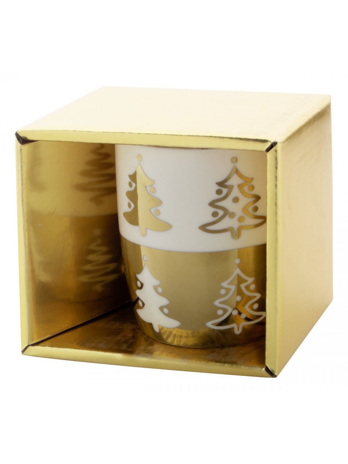 10-357 Mug porcelaine motifs de Noël personnalisé