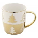 10-357 Mug porcelaine motifs de Noël personnalisé