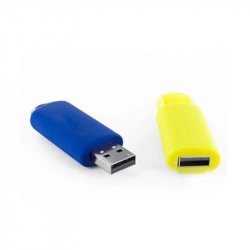99-538 Clé USB rétractable avec porte-clés personnalisé