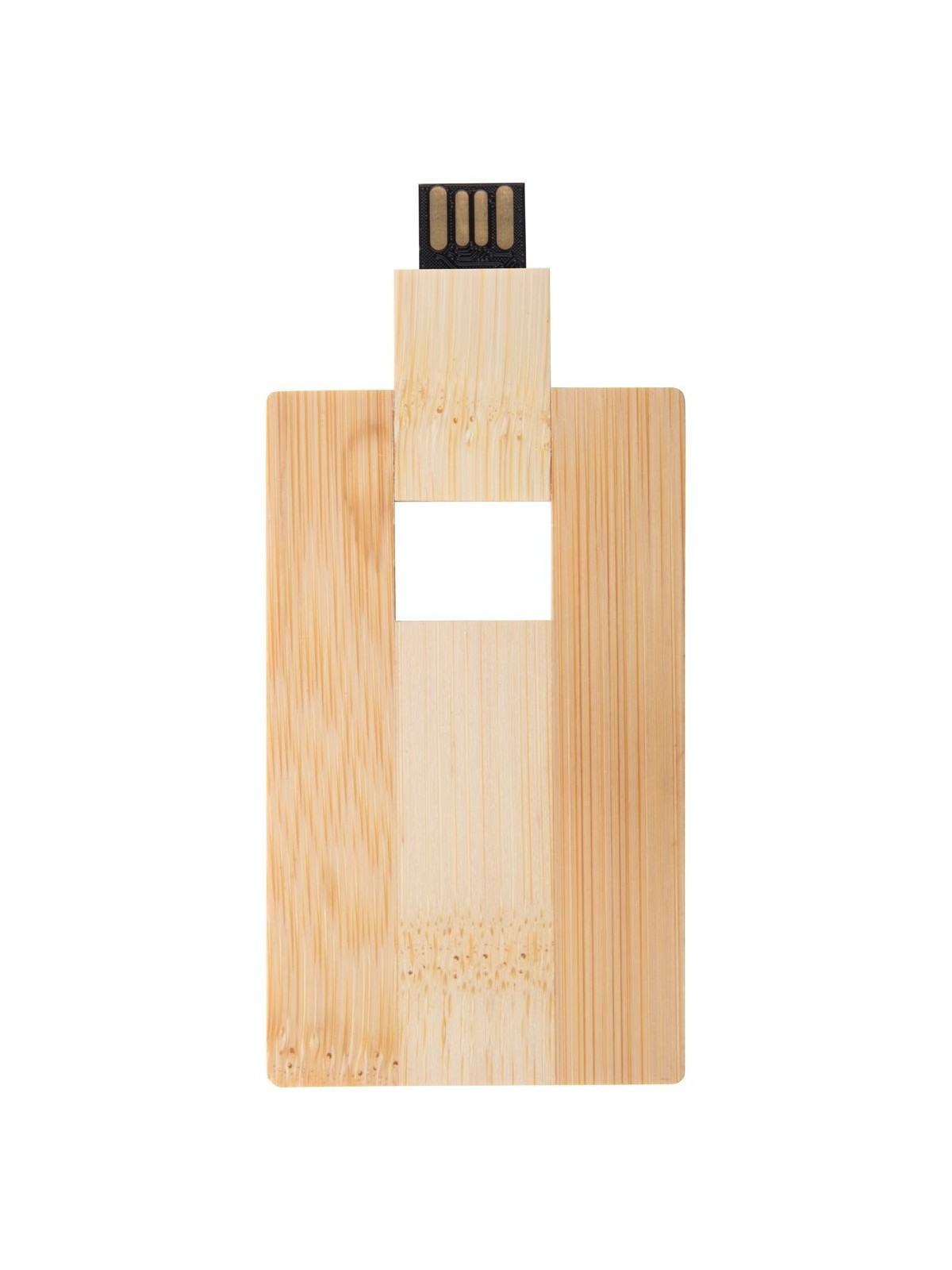 10-460 Clé USB carte de crédit en bois personnalisé