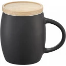 28-838 Mug céramique avec couvercle en bois  personnalisé