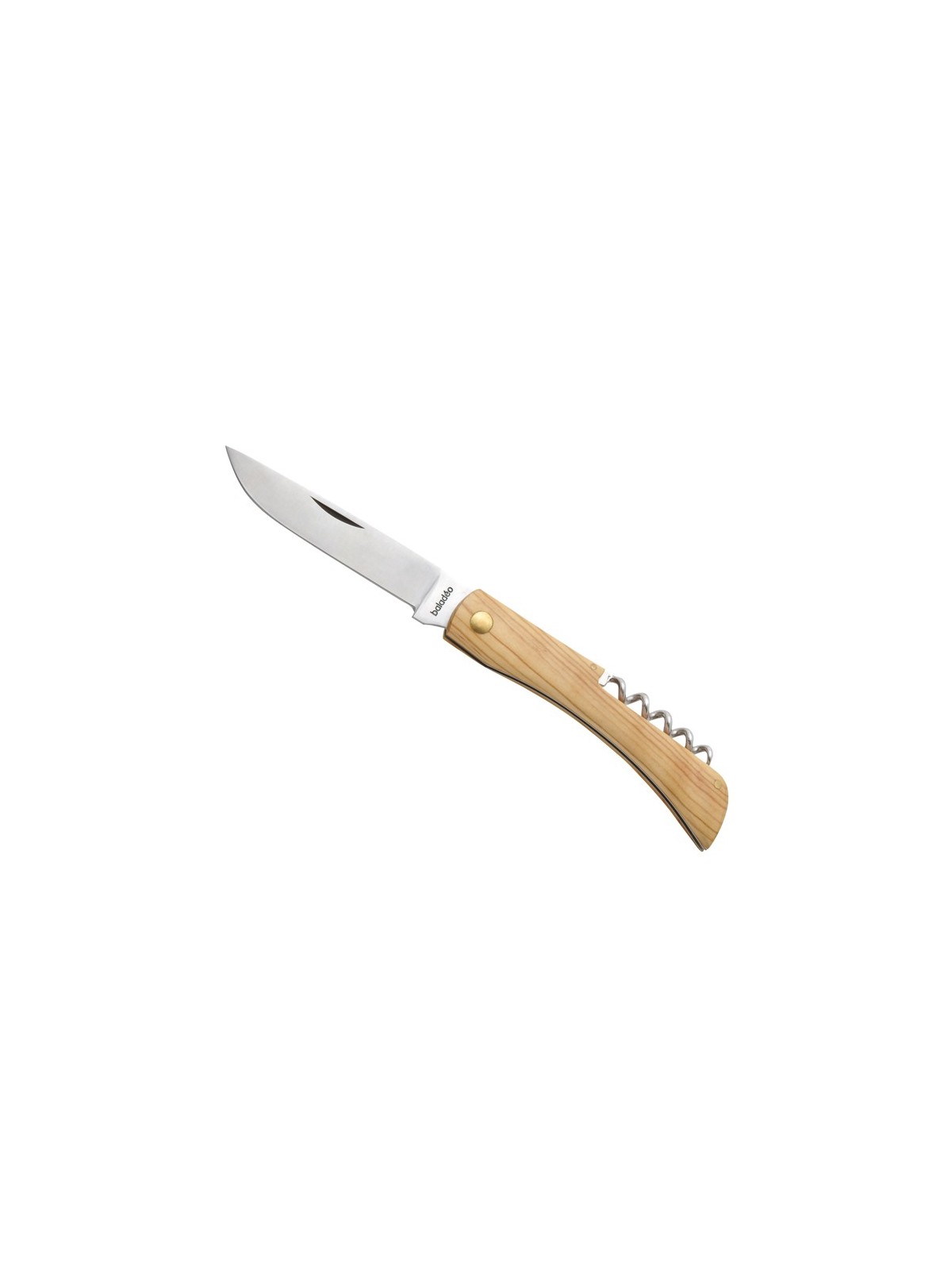 20-149 Couteau et tire bouchon bois d'olivier personnalisé