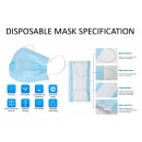 08-013 Masque respiratoire anti-projection personnalisé