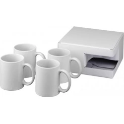29-022 Coffret cadeau 4 mugs en céramic personnalisé