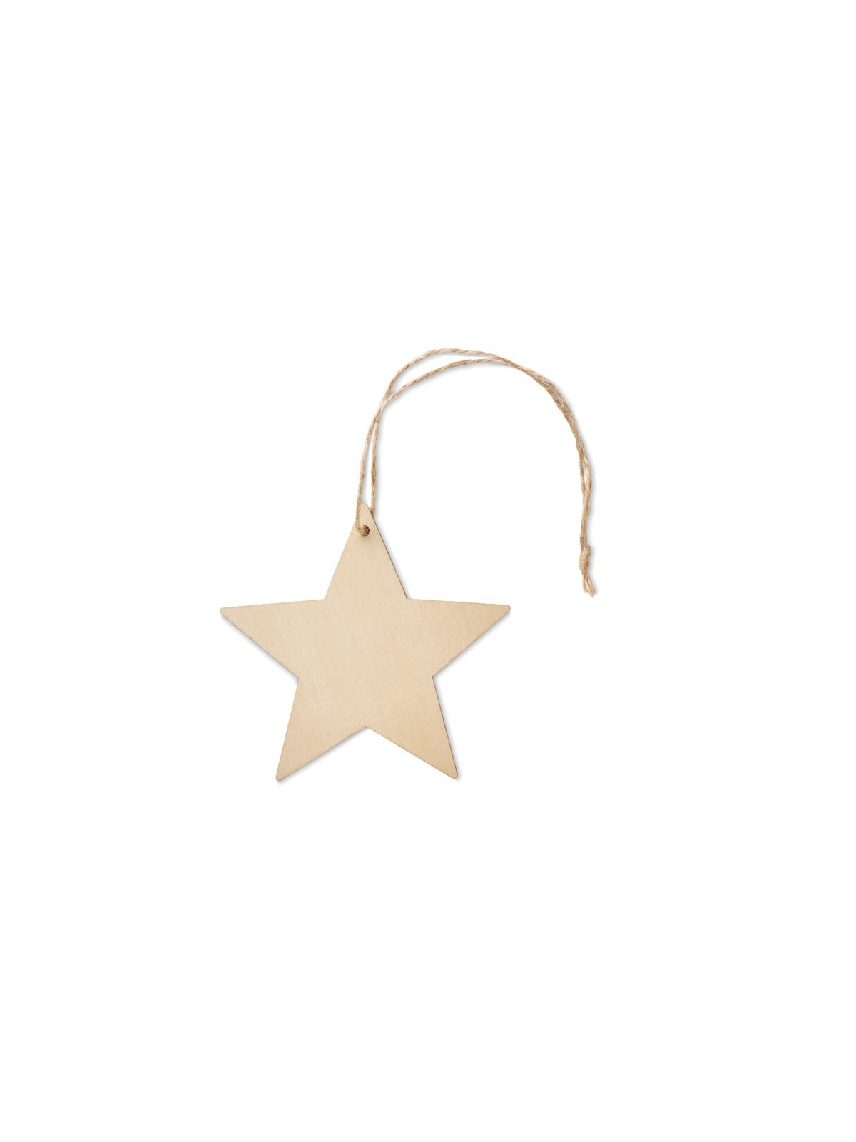42-415 Décoration étoile de Noël en bois  personnalisé