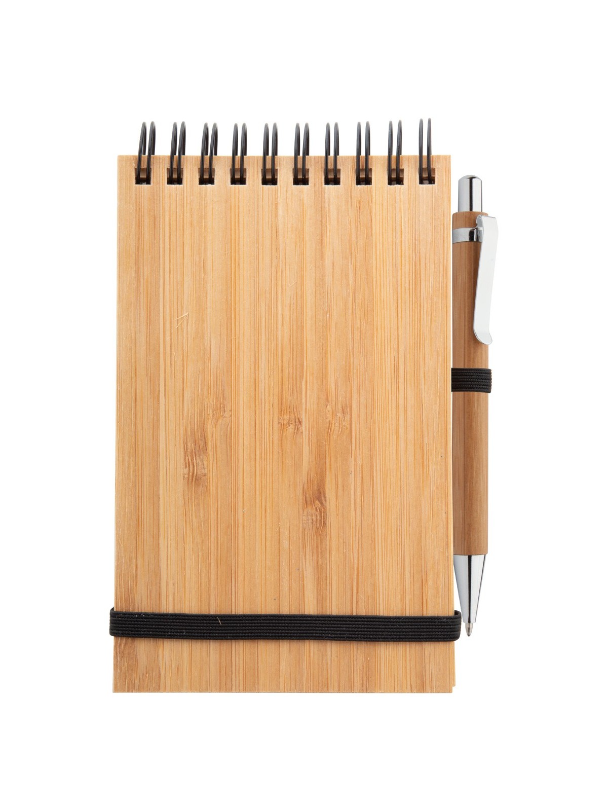 10-500 Ensemble carnet de notes et stylo en bambou personnalisé