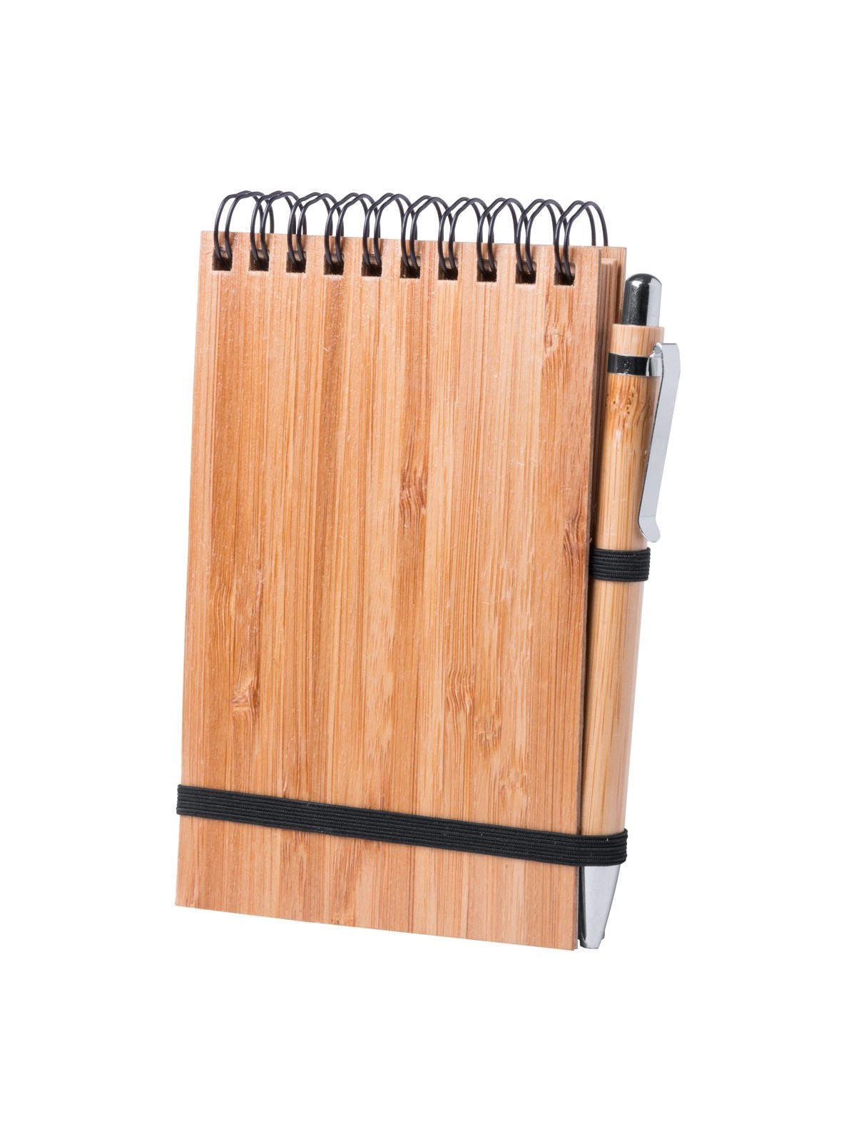 10-500 Ensemble carnet de notes et stylo en bambou personnalisé