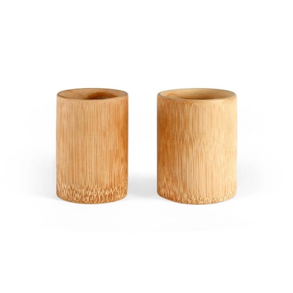 23-552 Set de 2 tasses en bambou personnalisé