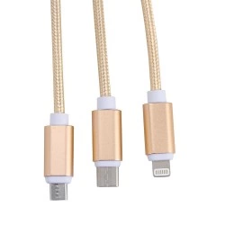 23-575 Câble USB 3 en 1 de 1m25 personnalisé