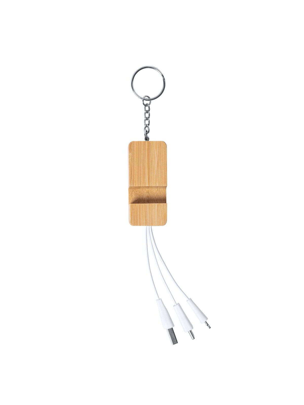 10-195 Câble chargeur USB en bambou personnalisé