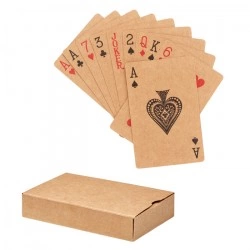 42-530 Jeux de cartes en papier recyclé  personnalisé