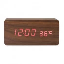 42-732 Horloge LED rectangulaire en bois  personnalisé
