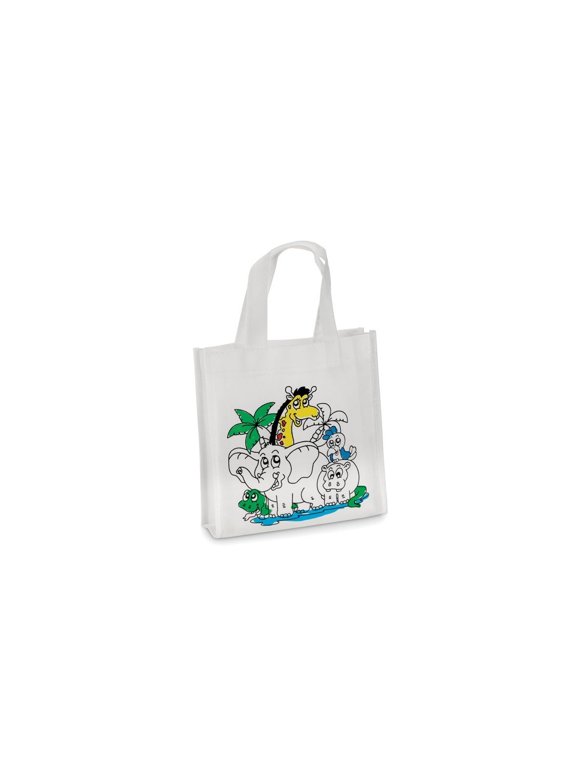 42-759 Mini sac shopping à colorier  personnalisé