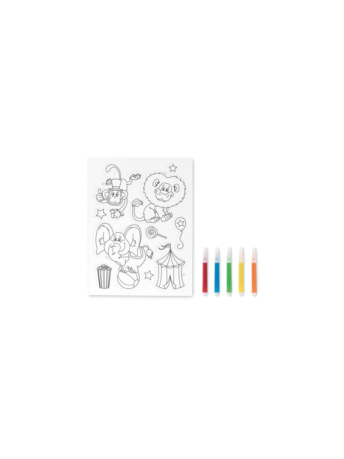 42-760 Stickers aimantés à colorier personnalisé