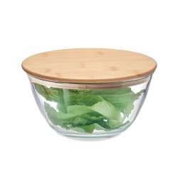 42-815 Boîte à salade couvercle bambou personnalisé