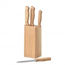 42-843 Ensemble de 5 couteaux en bois  personnalisé