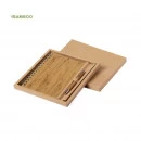 70-246 Set carnet en bambou personnalisé