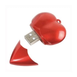 16-030 Clé USB en forme de coeur  personnalisé