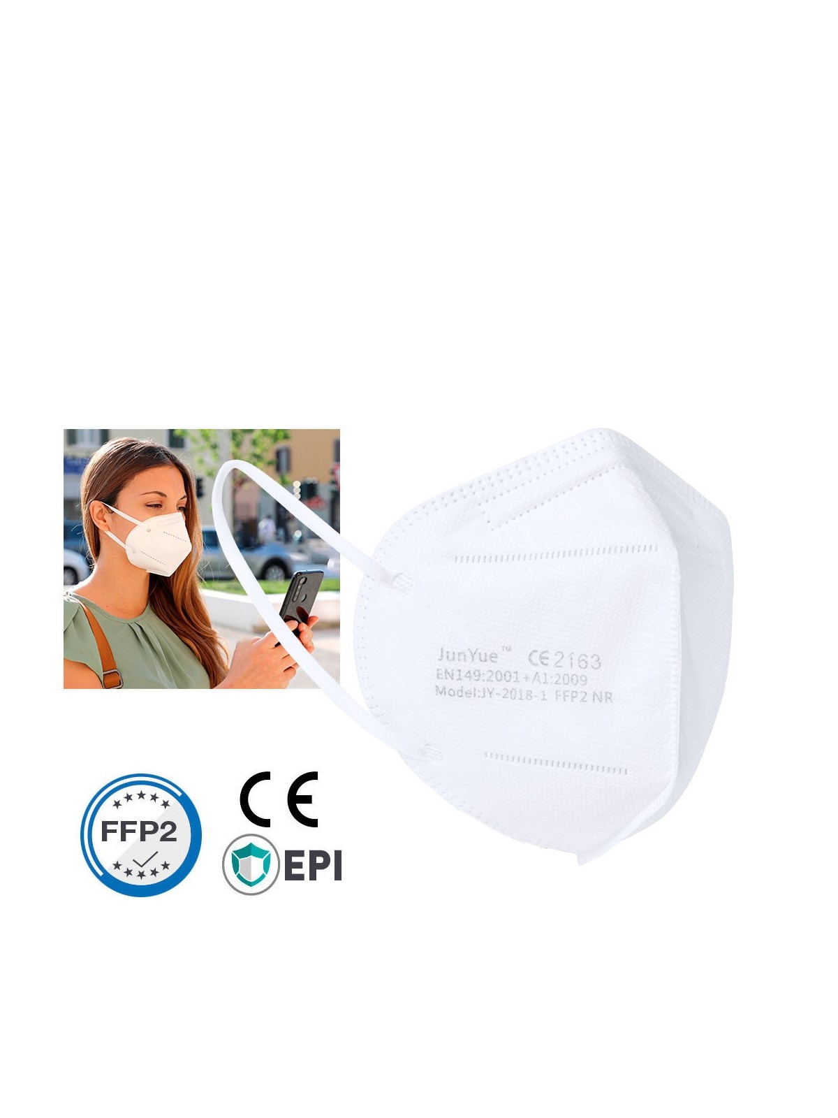 70-259 Masque auto-filtrante FFP2 personnalisé