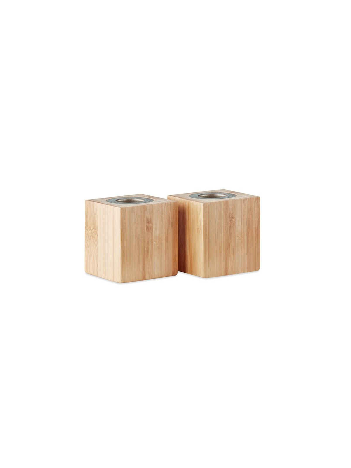 42-860 Bougies de table avec support en bambou personnalisé