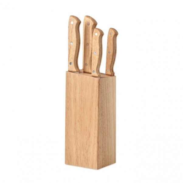 42-901 Set couteaux en bois personnalisé