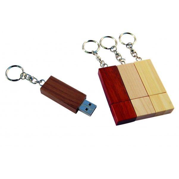 16-020 Clé USB publicitaire avec porte-clés personnalisé