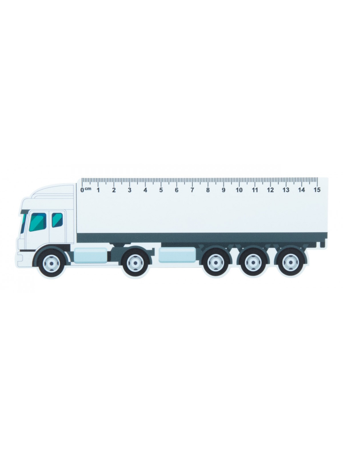 10-883 Règle publicitaire camion (15cm) personnalisé
