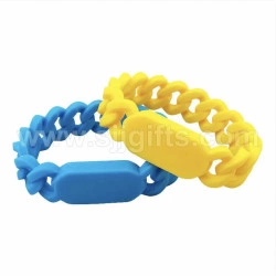 13-002 Bracelet silicone publicitaire coloré personnalisé