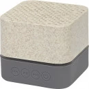 10-227 Haut-parleur Bluetooth® en paille de blé personnalisé