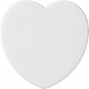 10-257 Dessous de verre en forme de cœur personnalisé