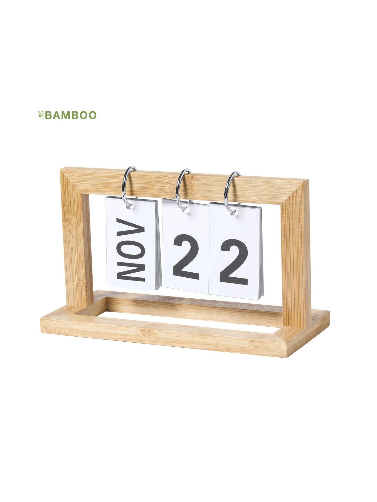 70-220 Calendrier perpétuel en bambou personnalisé