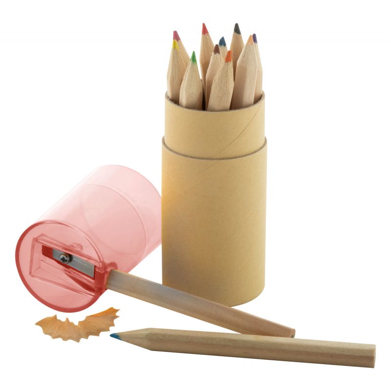 Mini set crayons de couleur - Coloriage et coffrets pour enfants - cadeaux d’affaires