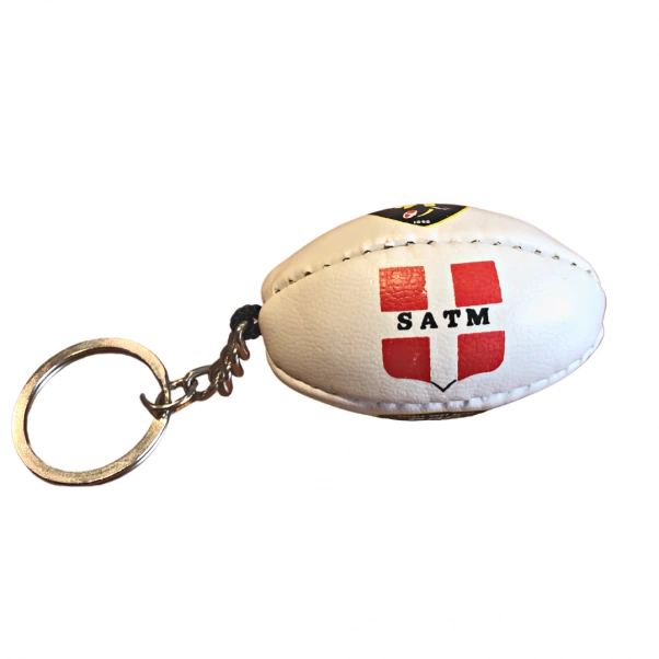 89-000 Porte-clés ballon de rugby publicitaire personnalisable personnalisé