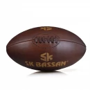Ballon rugby publicitaire cuir véritable