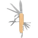 Couteau de poche en bambou publicitaire