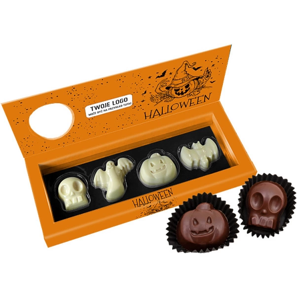 Set chocolats publicitaire Halloween