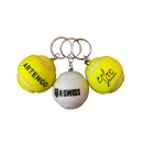 Porte-clés balle de tennis personnalisable