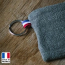 Porte monnaie publicitaire en lin Made in France