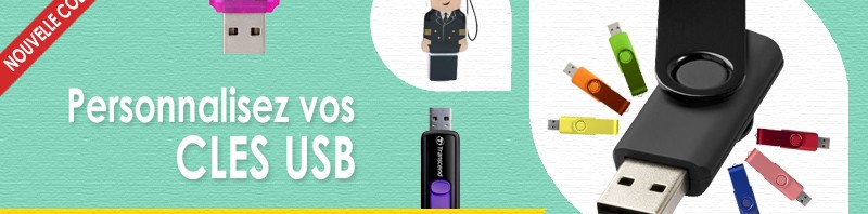 Clés USB personnalisables