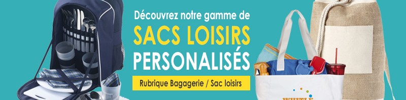 Sacs loisirs personnalisés